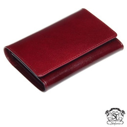 Бордовое портмоне (Stefania) 603007