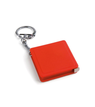 Брелок-рулетка из пластика в цветном корпусе 3941 на 1 метр под печать