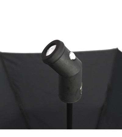 Зонт складной LIGHT, фонарь, антишторм