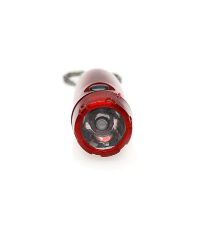 Брелок-фонарик из прозрачного пластика 952470 под печать логотипа