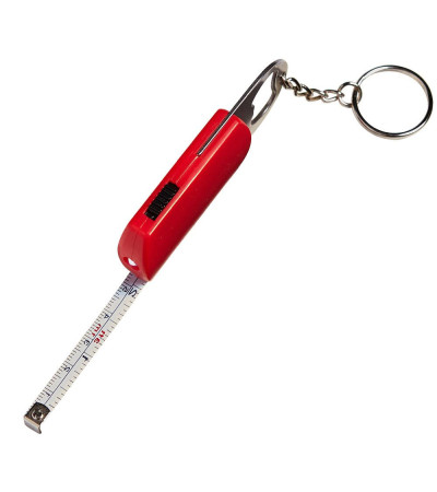 Брелок-открывалка с встроенной рулеткой на 1 метр 951825 под тампо-печать логотипа