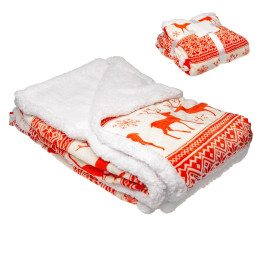 Плед двухсторонний шерповый TM "Sun Line" 420 г/м²