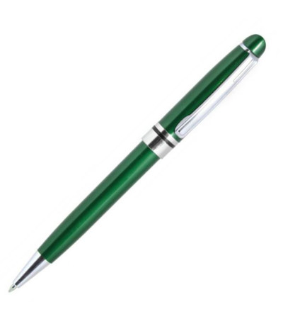 Стильная ручка в пластиковом корпусе с металлическими элементами ТМ Bergamo 2191C- под тампо-печать