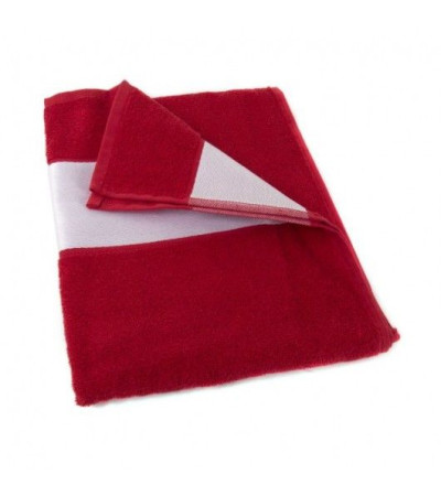 Полотенце с белым бордюром