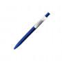 Купити Ручка пластикова, рифлена з сріблястим кліпом 110150 під друк логотипу 110150603  в Київі по самій низкий цені  на складі silcom.com.ua  1