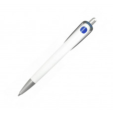 Ручка под моделью Roma из пластика, ТМTotobi с полупрозрачным клипом под печать