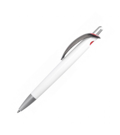 Ручка под моделью Roma из пластика, ТМTotobi с полупрозрачным клипом под печать