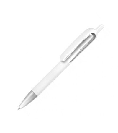 Ручка под моделью Vienna из качественного пластика с цветной вставкой, ТМTotobi под логотип