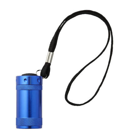 Компактный металлический фонарик с яркими LED диодами 104166 под гравировку