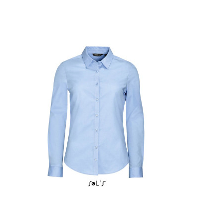 Рубашка женская из ткани стрейч с длинным рукавом SOL’S BLAKE WOMEN 01427