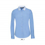 Купить Рубашка женская, плетение нить к нити, с длинным рукавом SOL’S BELMONT WOMEN 014313  01431343XS в Киеве по самой низкой цене SOL'S на складе silcom.com.ua  2