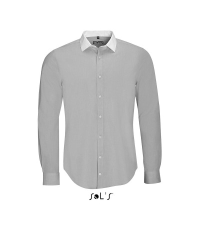 Рубашка мужская, плетение нить к нити, с длинным рукавом SOL’S BELMONT MEN 014302