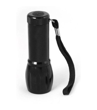 Фонарик из прочного металла в цветном корпусе и LED диодами ТМ Бергамо LD1006 под гравировку