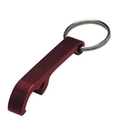 Брелок у формі відкривачки, виконаний з міцного алюмінію, 958517, під лазерне гравіювання