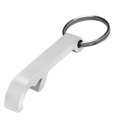 Брелок у формі відкривачки, виконаний з міцного алюмінію, 958517, під лазерне гравіювання