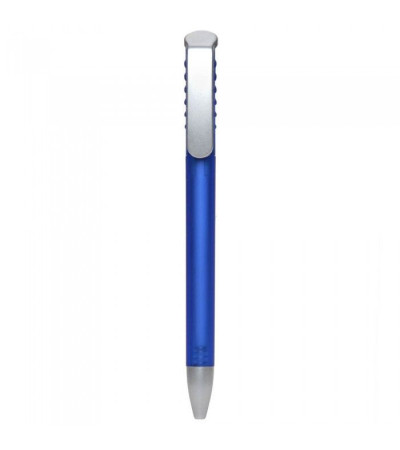 Ручка из прозрачного пластика, модель Top Spin Silver производства Ritter Pen 10083 под логотип