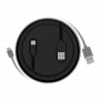 Купити Бездротова зарядна станція LINE ART ROUND QI, 10W, світиться логотип 8050-1-micro  в Київі по самій низкий цені LINE ART на складі silcom.com.ua  2