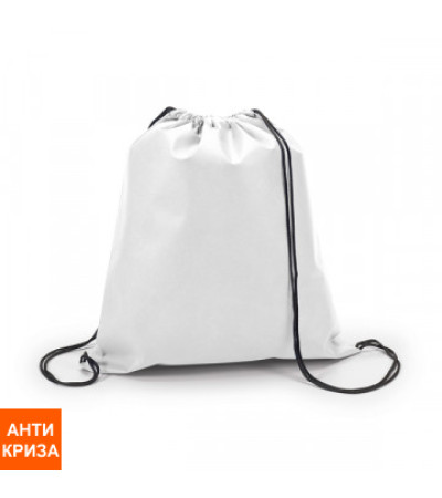 Рюкзак-мешок RANCEL из нетканого материала 80 г / м2 с 2-мя черными лямками, 35х42 см