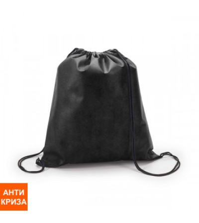 Рюкзак-мешок RANCEL из нетканого материала 80 г / м2 с 2-мя черными лямками, 35х42 см