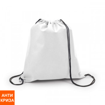 Рюкзак-мешок RANCEL из нетканого материала 80 г / м2 с 2-мя черными лямками, 35х42 см