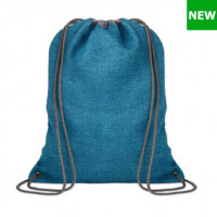 Рюкзак-мешок TOCAYO с полиэстера 1200D с 2-мя серыми лямками, 35х43 см