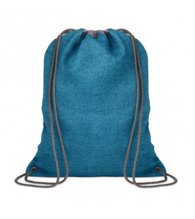 Рюкзак-мешок TOCAYO с полиэстера 1200D с 2-мя серыми лямками, 35х43 см