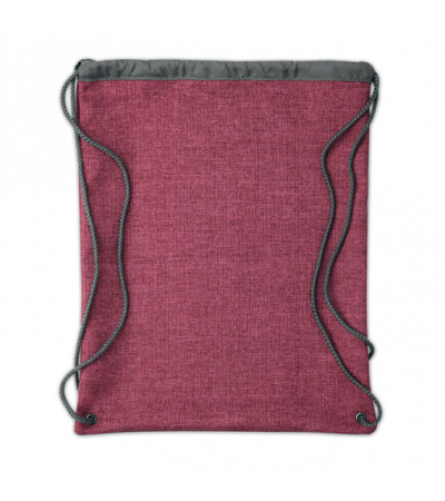 Рюкзак-мешок TOCAYO с полиэстера 1200D с 2-мя серыми лямками, 35х43 см