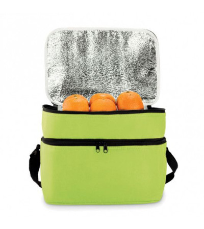 Сумка-холодильник CASEY с 2 отделениями и подкладкой из алюминиевой фольги, 30х20х25 см
