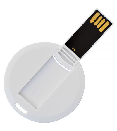 Круглая USB флешка-карта S1018 4Гб, 8Гб, 16Гб, 32Гб, 64Гб