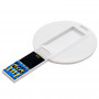 Купити Кругла USB флешка-карта USB 3.0 S1018-A 16Гб, 32Гб, 64Гб S1018-A  в Київі по самій низкий цені  на складі silcom.com.ua  1