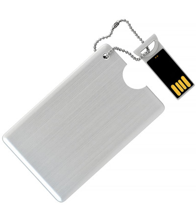 USB кредитная карта (металл) s1029 4Гб, 8Гб, 16Гб, 32Гб, 64Гб