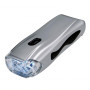Купить Фонарь с устройством Динамо с LED диодами и ручкой для заряда 104013 под нанесение  10401300 в Киеве по самой низкой цене  на складе silcom.com.ua  