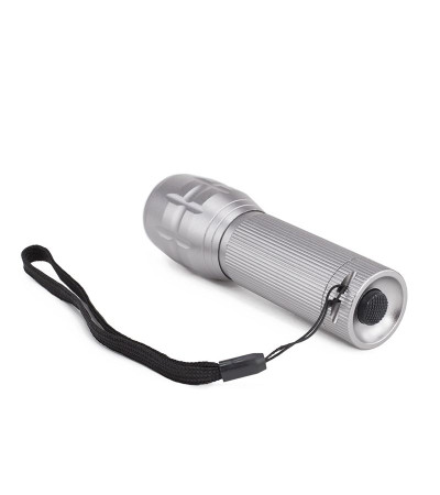 Супер фонарь влагозащищенный Pocket с LED диодами и линзой в металлическом корпусе с 3 режимами работы под гравировку