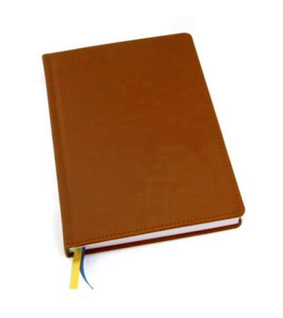 Ежедневник А5 недатированный, НЕБРАСКА, кремовый блок