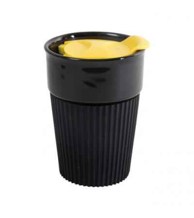 Керамическая  чашка AFINA BLACK 400 мл