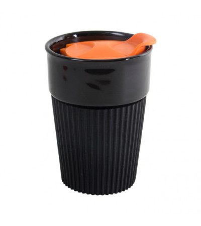 Керамическая  чашка AFINA BLACK 400 мл