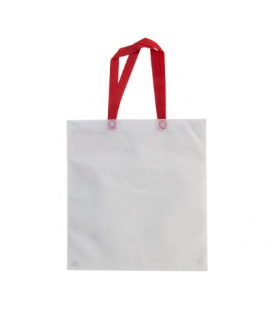 Сумка POINT WHITE из нетканого материала 80 г / м2 с ручками длиной 55 см, 38х41 см