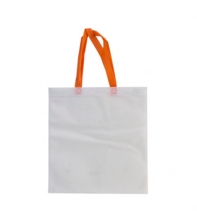 Сумка POINT WHITE из нетканого материала 80 г / м2 с ручками длиной 55 см, 38х41 см