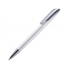 Красивая ручка под моделью Leon в пластиковом корпусе с металлическим клипом под тампо-печать