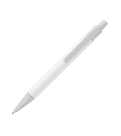 Практичная ручка из био-разлагаемой кукурузы и крафтовой бумаги под логотип