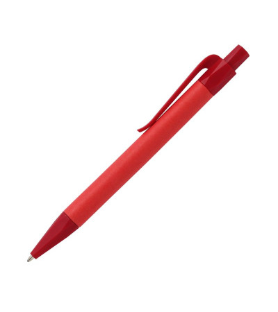 Практичная ручка из био-разлагаемой кукурузы и крафтовой бумаги под логотип