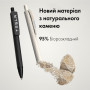 Купить Уникальная ручка из натурального, био-разлагаемого камня, под нанесение логотипа  1021-10 в Киеве по самой низкой цене Totobi на складе silcom.com.ua  2