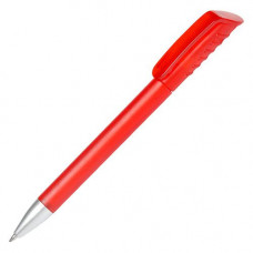 Ручка под моделью Top Spin в прозрачном пластиковом корпусе, производства Ritter Pen 00083 под печать