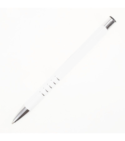 Стильная ручка в цветном корпусе из металла и хромированными деталями, 6035M под гравировку