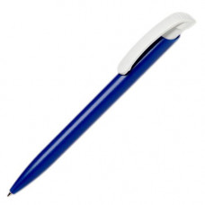Ручка в пластиковому, перламутровому корпусі, з назвою Clear виробника Ritter Pen 02000 під логотип