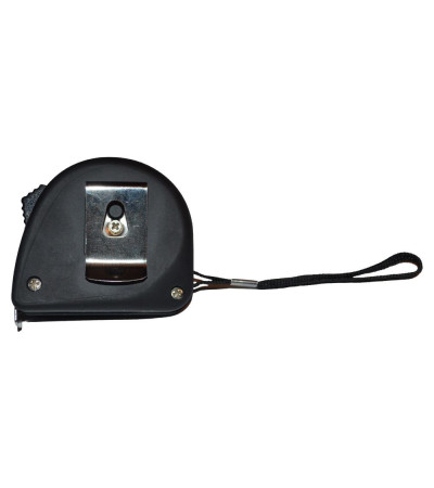 Рулетка в пластиковом, матовом корпусе, длина ленты 3 метра с фиксатором, 953143, под тампо-печать