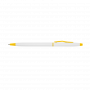 Купить Аутентичная ручка в белом, металлическом корпусе и поворотным механизмом, 9080, под гравировку  9080-3 в Киеве по самой низкой цене  на складе silcom.com.ua  4