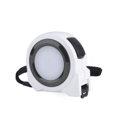 Качественная рулетка с названием Step, длина ленты 3 метра с фиксатором, под тампо-печать логотипа