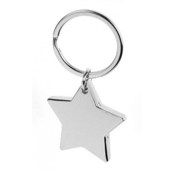 Брелок металевий у формі зірки ТМ Бергамо 0450BR