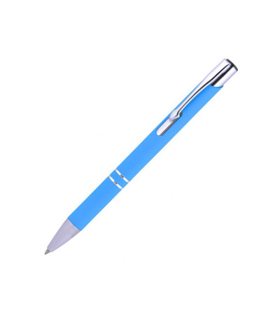 Ручка с названием Ring имеет soft touch покрытие, в металлическом, ярком корпусе под лазерную гравировку